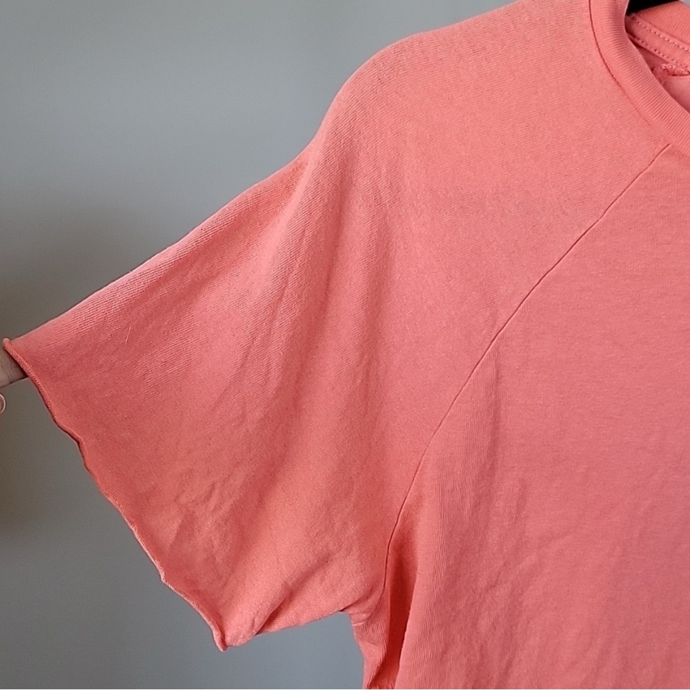 Topshop Raglan Crop Tee - Picture 2 of 6